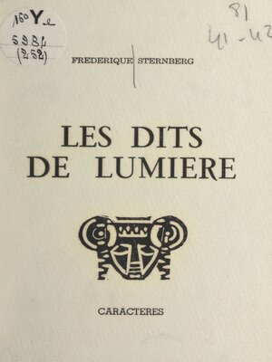 cover image of Les dits de lumière